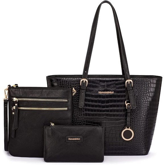 Handbags - New Montana West Purses and Handbags for Women 3PCS Tote Purse and Walle…